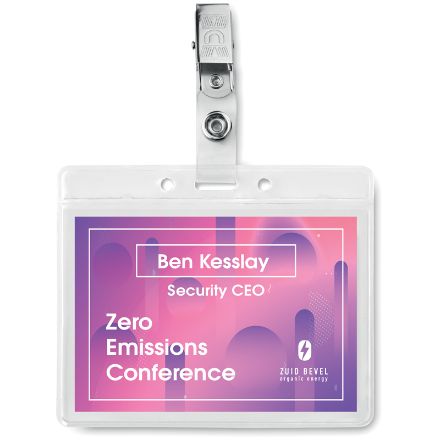 badge holder pvc