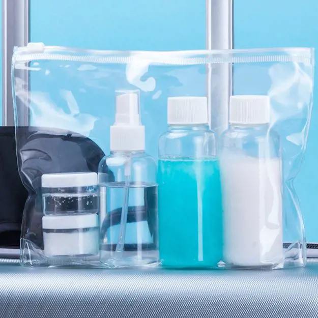 toilettas met 5 accessoires