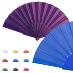 opvouwbare waaier met plastic handgreep.