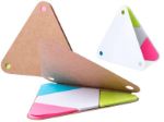 memoblok met sticky notes, gerecycleerd karton