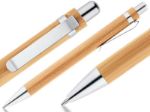 bamboe balpen mos blauwschrijvend