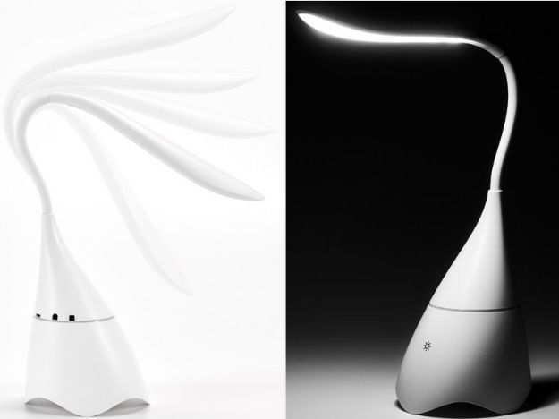 bureaulamp met luidspreker