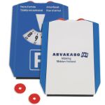 parkeerschijf ijskrabber + winkelwagenmuntjes