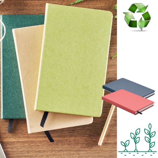 a5 gerecycled notitieboekje met zaadjes