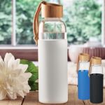 glazen fles 500 ml in pouch