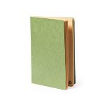 notitieboek a5 recycled karton 60 blanco blad - groen