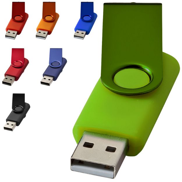 rotate metallic usb 1gb