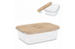 lunchbox glas met bamboe deksel 1000 ml