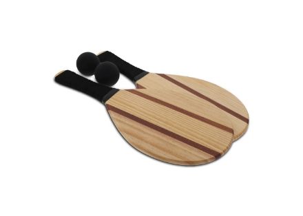 houten frescoball strandset