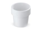 hot-but-cool beker met basilicum zaadjes - wit