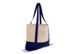 strandtas oeko-tex® katoen 280g/m2 42x10x30cm - marine
