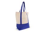 draagtas oeko-tex® katoen 140g/m2 40x10x35cm - blauw