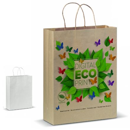 papieren kraft tas 100g/m2 32x12x41cm custom made