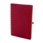 rpet-notitieboekje holbook spiraal - rood