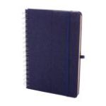 rpet-notitieboekje holbook spiraal - blauw