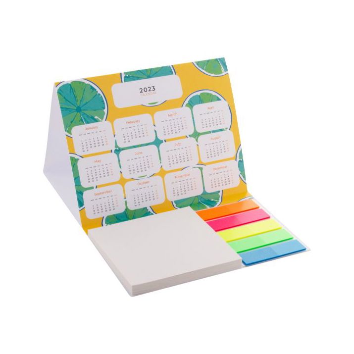 custom made kalender/ sticky notes creastick combo