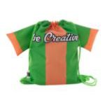 custom made trekkoord tas voor kinderen creadraw - groen
