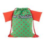 custom made trekkoord tas voor kinderen creadraw t - rood