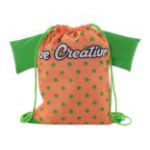custom made trekkoord tas voor kinderen creadraw t - groen