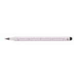 inktloze pen met liniaal ruloid - wit
