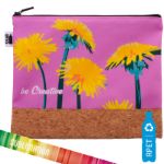 custom made make-up tas kurk rpet large