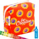 custom made make-up tas square small