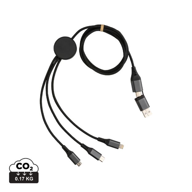 terra rcs recycled aluminium 120 cm 6-in-1 kabel
