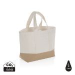 impact aware recycled canvas koeltas ongeverfd - wit