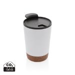 recycled pp en rvs kurk koffiebeker 300 ml