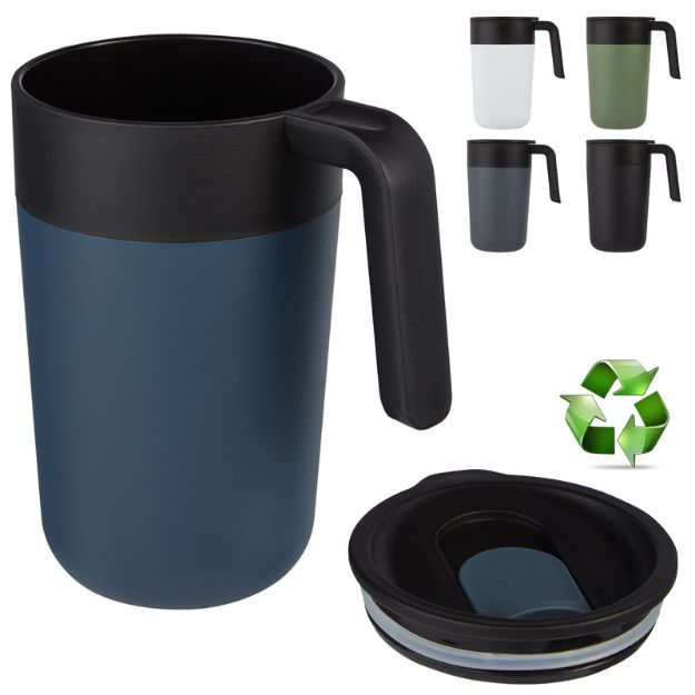 nordia 400 ml dubbelwandige gerecyclede mok