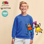 kinder sweatshirt classic set-in sweat