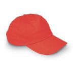 baseball cap met sluiting - rood