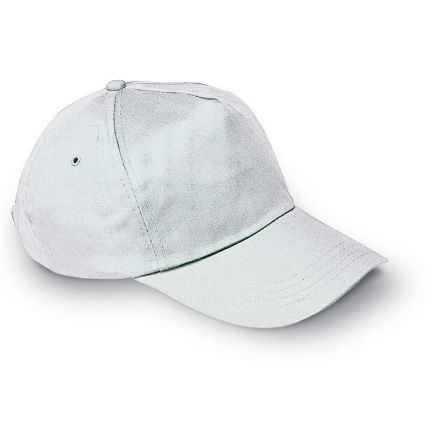 baseball cap met sluiting - wit