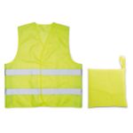 veiligheidsvest van 100% polyester. - geel