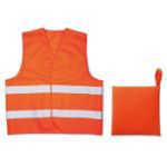 veiligheidsvest van 100% polyester. - oranje