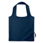 opvouwbare boodschappentas 210d polyester - blauw