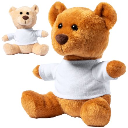 teddybeer met afneembaar t-shirt sinclera