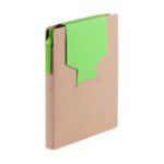 notitieboek van gerecycled papier met 70 blz. - groen