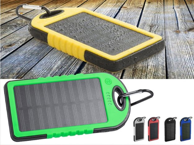 usb powerbank 4000 mah met zonnelader