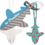 bagagelabel water en scheurvast. custom made.