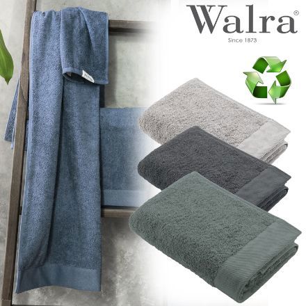 walra gerecycled katoen 50x100 cm handdoek