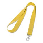 lariat lanyard 2 cm breed - geel