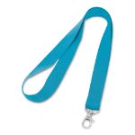 lariat lanyard 2 cm breed - licht blauw