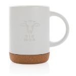 keramische mok met kurken bodem 280 ml