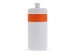 sportfles met rand 500 ml - oranje