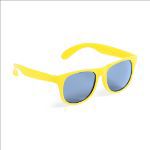 plastic zonnebril met uv400 glazen - geel