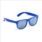 plastic zonnebril met uv400 glazen - blauw