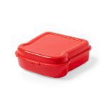 plastic lunchtrommel - rood