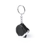 rolmaat met sleutelhanger, 1 meter - zwart