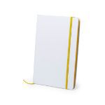 a5 notitieboek fraguen met 100 bladzijden. - geel
